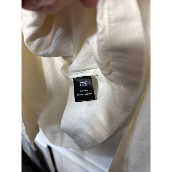 Torrid White Longline Front Button Blazer | Size 1X - Picture 8 of 9